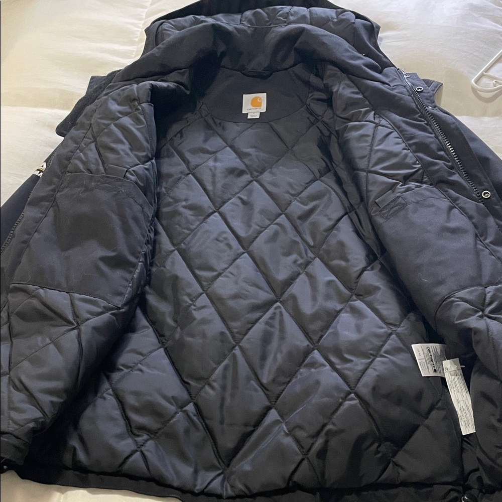 Carhartt | Black | Shoreline Jacket | Waterproof | Breathable | Hood | Size L - Picture 12 of 16